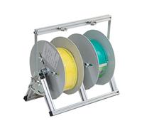 Distributeur de câbles portable - Support de bobine de fil réglable avec | Distributeur de câbles réglable avec support pliable pour une organisation facile des fils dans les espaces industriels et