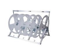 Distributeur de câbles portable - Support de bobine de fil réglable avec | Distributeur de câbles réglable avec support pliable pour une organisation facile des fils dans les espaces industriels et