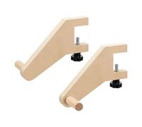 Distributeur de cadeau 1 paire de chevalets en bois pour | Porte-rouleau pour tables de 2 à 5 cm d'épaisseur pour adolescents et adultes dans le bureau, la salle de jeux et le bureau