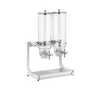 Royal Catering Distributeur De À Céréales Céréale Cereales Cereale Professionnel RCCS-3.5LSS2 (Contenance 2 x 3,5 l, Pour Céréales/Riz/etc., Hauteur Bec Verseur 13 cm, Design Élégant)