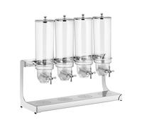 Distributeur de céréales - 4 x3,5 l - 4 récipients | Royal Catering