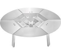Distributeur de chaleur en acier inoxydable Coupe de feu - Accessoires pour le feu - φ635x254mm Coupe de feu Distributeur de chaleur