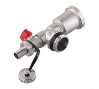 Distributeur de chauffage en laiton avec filetage G1 et purgeur automatique rapide pour systèmes commerciaux résidentiels et commerciaux Argenté Dn25