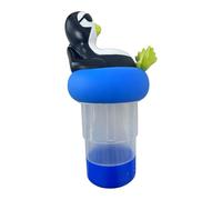 Distributeur De Chlore Flottant Pour Piscine - Support Pingouin Flottant Pliable Cartoon - Porte-Comprimes De Chlore,Pour piscine spa jardin terrasse entretien nettoyage fête estivale hôtel public par