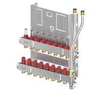 Distributeur de circuits de chauffage Danfoss, type SG, pour 8 circuits, compatible avec EvoFlat / EvoFlat 4.0, 1 pièce.