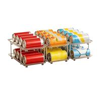 Distributeur de conserves de cuisine | Distributeur Automatique À Roulement Étanche | Étagère pour conserves chien - Pour Réfrigérateur Cuisine Camping-Car Dortoir Garde-Manger Garage Pendaison De Cré