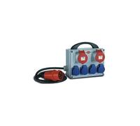 Brennenstuhl Répartiteur compact pour petits courants BKV 2/4 T IP44, 1153650