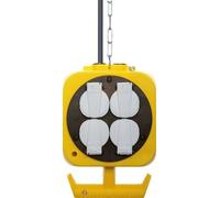 Distributeur de courant électrique avec 8 prises de courant Schuko 230V/16A