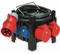 Distributeur de courant PCE, IMST, 1x CEE 16A & CEE 32, 3x prise de courant avec contact de protection