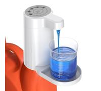 Distributeur de détergent à lessive électrique - Distributeur de savon liquide rechargeable par USB, 2000 mAh, dose précise de 15 à 75 ml, s'adapte à la plupart des seaux à détergent à double