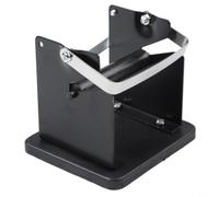 Distributeur de fil à souder en métal réglable stable jusqu'à 2 kg pour station de soudure atelier production noir dérouleur de fil robuste avec base antidérapante pour réparation électronique et