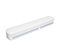 Distributeur de film étirable en plastique avec cutter coulissant, coupe brillante, flexible et réutilisable pour feuille d'aluminium (S)