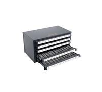 VEVOR Boîte de Rangement pour Tarauds #2-56 à #12-28 Coffret Vide pour Tarauds 5 Tiroirs 60 Compartiments Étiquetés Distributeur de 37,5x20x20 cm Empilable Identification Facile Rangement Atelier