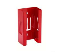Distributeur de gants magnétique en acier de qualité industrielle pour coffre à outils, organiseur de rangement de camionnette, 250 x 95 mm (rouge)