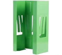 Distributeur de gants magnétique en acier de qualité industrielle pour coffre à outils, organiseur de rangement de camionnette, 250 x 95 mm (vert)