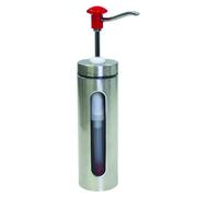 Distributeur de ketchup en acier inoxydable rouge 2L