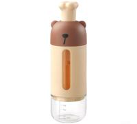 Distributeur de levure avec bouton poussoir de dosage hermétique (café) | Pour mécanisme à une touche, joint hermétique en silicone, dosage précis de levure, passe au lave-vaisselle, sans BPA