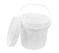 Distributeur de Lingettes 5l en Plastique Blanc, Seau pour Rangement | Format Portable, Usage Bureau ou Tiroir, Conteneur Pratique pour Papier Humide
