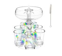 Distributeur de liqueur pour alcool - Verseur à 6 shots - Séparateur de liquides de tasses - Distributeur de liqueur - Distributeur de liqueur - Distributeur de boisson C