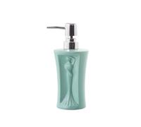 Distributeur de lotion Bouteilles de lavage des mains en céramique verreBouteilles lotion à pressionBouteilles Bouteille de savon multi-usages(Mermaid Beige)