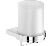 Distributeur de lotion Keuco complet, verre cristal mat, chrome, 1 pièce.