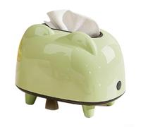 Distributeur de mouchoirs avec design sans couture pour salon, chambre à coucher, salle à manger et espaces de salle de bain (vert)