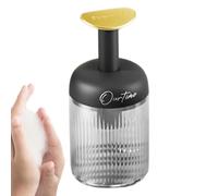 Distributeur de mousse nettoyante, pompe de savon moussante pour les mains | Bouteille en mousse rechargeable - Décoration de salle de bain pour lavabo de salle de bain - Noir