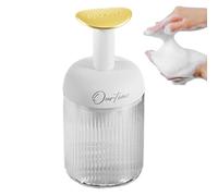 Distributeur de mousse nettoyante pour les mains | Transparent pour salle de bain, coiffeuse, maison, bureau, cuisine, évier, toilettes, nettoyant liquide, shampoing