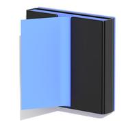 Distributeur de notes autocollantes, support magnétique pour post-it, 7,6 x 7,6 cm, organiseur de notes adhésives pour bureau, maison, salle de classe, noir