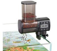 Distributeur de nourriture pour poissons, 500 ml, avec minuterie LCD, 6 distributions par jour, pour poissons Koi