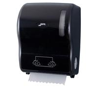 Distributeur de papier, coupe-papier intégré, couleur noire, pour feuilles de 28 cm
