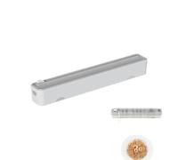Distributeur De Papier D'aluminium Avec Cutter - Support Magnétique | Fonction De Recharge, Distributeur De Rangement Mural, Armoire De Réfrigérateur De Cuisine, Coupe-feuille De Film Alimentaire,