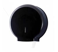 Distributeur de papier hygiénique - JOFEL - MAXI JUMBO - ABS noir - Rouleaux jusqu'à 400m Ø260mm - Mandrins 45/55mm