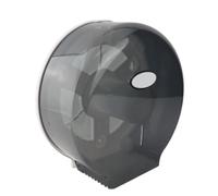 Distributeur de Papier Hygiénique Jumbo ABS Transparent Noir 10,8x4,3po