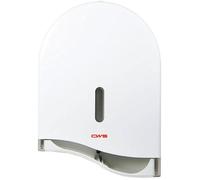 Distributeur de papier toilette CWS modèle Paradise Superroll, avec serrure, pour grandes rouleaux, blanc, 1 pièce.