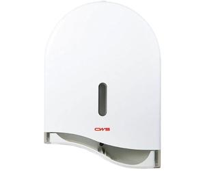 Distributeur de papier toilette CWS modèle Paradise Superroll, avec serrure, pour grandes rouleaux, blanc, 1 pièce.
