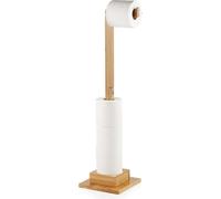 Distributeur de papier toilette en bambou sans percer Stand Porte-rouleau WC Organizer