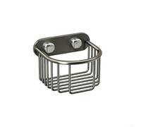 Distributeur de papier toilette mural en aluminium résistant à l'eau et à l'huile - Support sécurisé pour rouleaux surdimensionnés standard pour salle de bain et cuisine - Gris rond