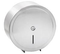 Distributeur de papier toilette Sapho, capacité max. 30 cm, 325 x 310 x 128 mm, acier inoxydable mat