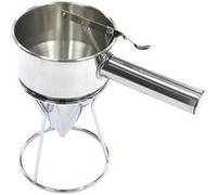Distributeur de Pâte 1,3 L Inox Bouton de Dosage Maxima Métallisé G