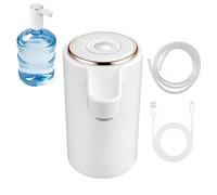 Distributeur de pompe de gallon, chargement USB sans fil silencieux avec tuyau, pompe électrique | pour carafe en bouteille, maison, cuisine, salon, appartement, dortoir, restaurant, camping