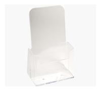 Distributeur de prospectus 1 compartiment DL (10X21cm) - Cristal