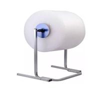 Distributeur de rouleau de papier bulles, support de table robuste avec déflecteur à largeur réglable, capacité de charge de 150 kg pour l'emballage