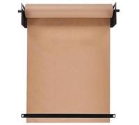 Distributeur de rouleaux de papier à fixer au mur - Support pour papier kraft - Idéal pour dessiner des menus et des travaux manuels