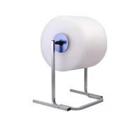 Distributeur de rouleaux de papier bulles, support vertical en mousse EPE pour rouleau de coton, support manuel de table, capacité de charge de 50 kg, avec déflecteur réglable