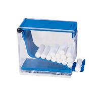 Distributeur de rouleaux de papier dentaire - Porte-rouleau de papier toilette transparent en forme de presse | Boîte de rangement pour pré-cônes, étui porte-cône, fournitures de