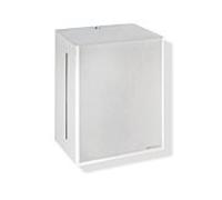 distributeur de rouleaux de papier Hewi 805.06.55599 blanc pur, acier inoxydable, finition satinée