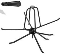 Distributeur de rouleaux, en acier DC01, supporte des rouleaux jusqu'à 600 mètres, support à quatre pieds pour plus de stabilité, sac de transport inclus, limiteur à ressort pour une manipulation sûre