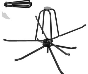 Distributeur de rouleaux, en acier DC01, supporte des rouleaux jusqu'à 600 mètres, support à quatre pieds pour plus de stabilité, sac de transport inclus, limiteur à ressort pour une manipulation sûre