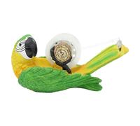 Distributeur de ruban adhésif perroquet - Support de ruban adhésif de bureau en résine de 16 cm | Organiseur de papeterie de bureau en forme d'animal mignon - Coupe-ruban décoratif avec rouleau pour